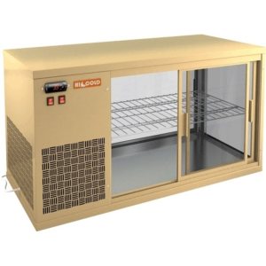 Витрина холодильная настольная HICOLD VRL 900 L Beige