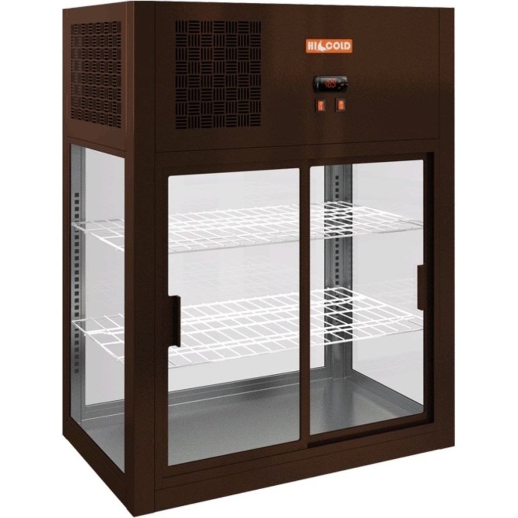 Витрина холодильная настольная HICOLD VRH О 790 Brown