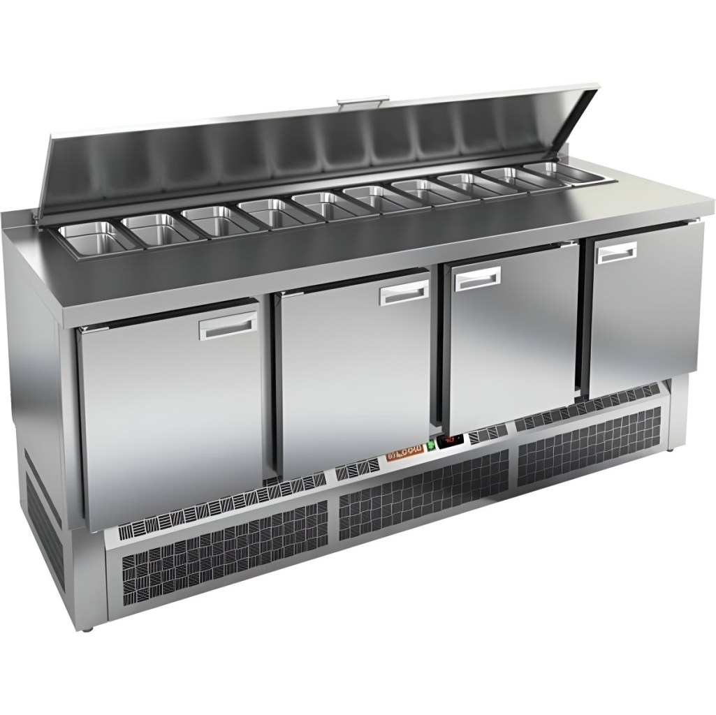 Стол холодильный для салатов HiCold SLE2-1111GN (1/6)