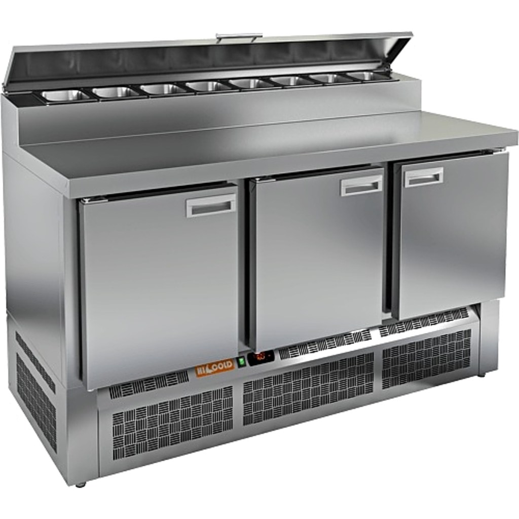 Стол холодильный для пиццы HiCold PZE2-111/GN (1/6H) З