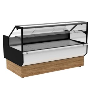 Витрина холодильная Carboma GC95 SM 1,2-1 (ВХС-1,2 Carboma GC95 KombiLux) (0107 ольха)