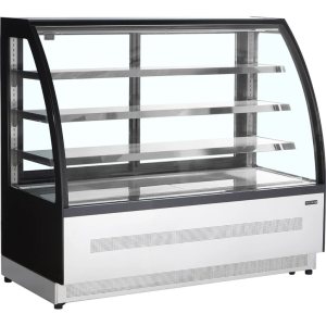 Витрина кондитерская TEFCOLD LPD1500C/BLACK черная/нерж