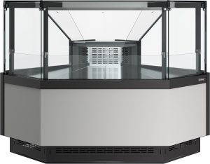 Витрина холодильная Carboma GC110 VM 5-1 внешний угол без боковин (версия 2.0) (9006-0430)
