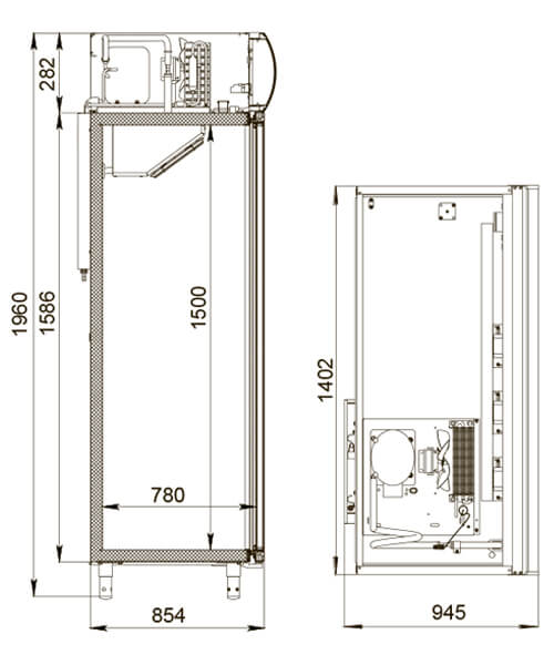 Шкаф холодильный Polair DM 114 Sd-S 2.0 - Изображение 2