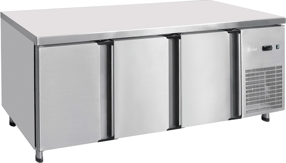 Стол морозильный Abat СХН-60-02 без борта (дверь-стекло, дверь, ящики 1/2)