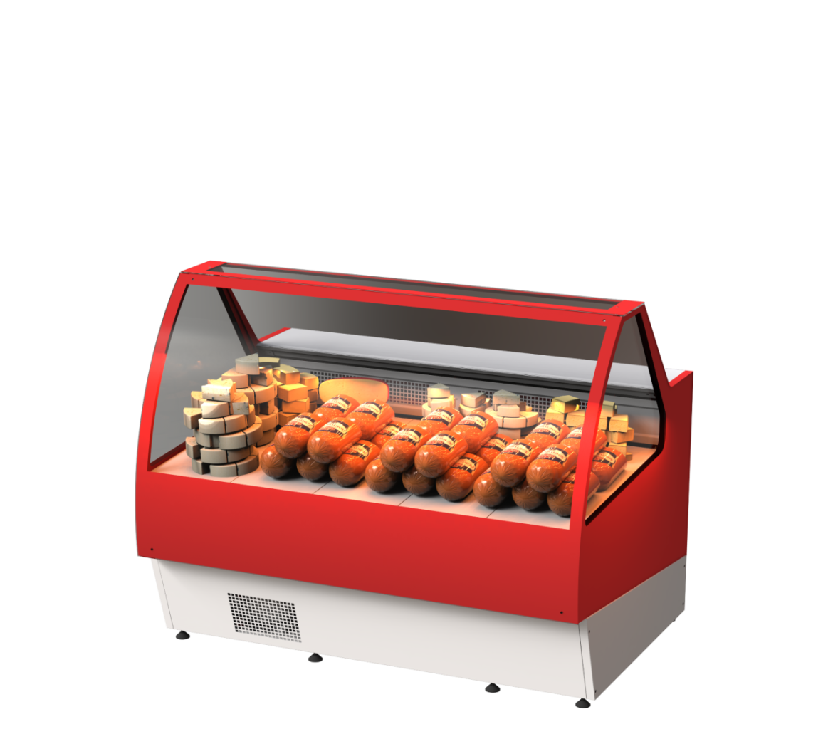 Витрина холодильная «АЛЯСКА 1500» Прес-Вент со встроенным агрегатом