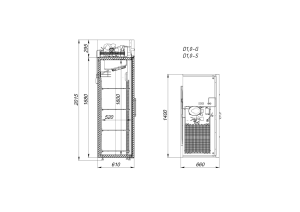 Шкаф холодильный среднетемпературный Arkto D1.4-S - Изображение 2