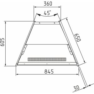 Витрина кондитерская Carboma K70 N-3 Light Паттерн (0105 Венге) угловая - Изображение 2